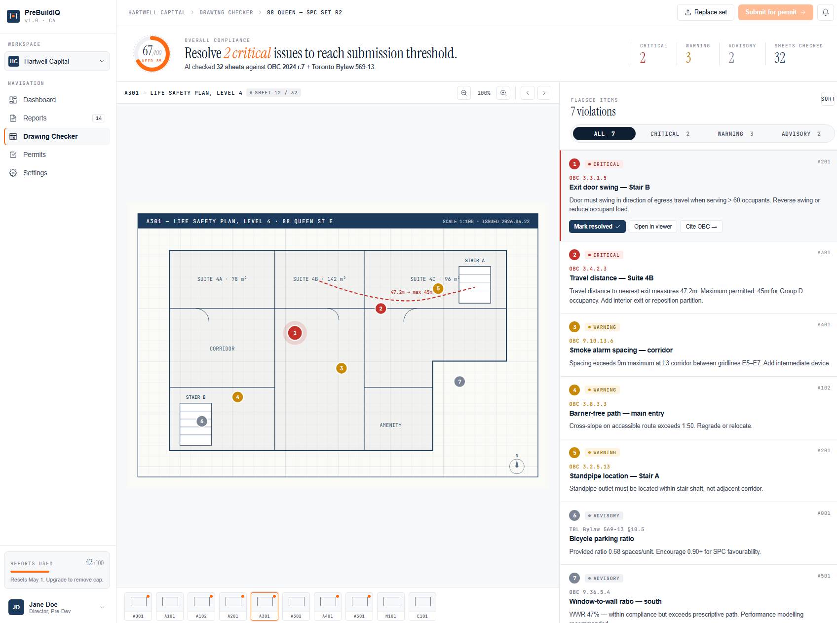 PreBuildIQ Drawing Checker